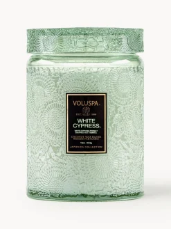 Best Voluspa Bougie parfumée artisanale Japonica Collection (cyprès, baies de genièvre, feuilles de menthe & bois) Cyprès blanc, baies de genièvre, feuilles de menthe & bois