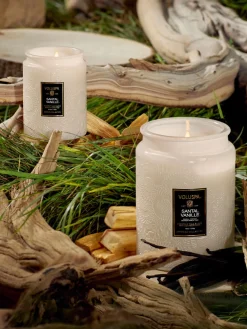 Clearance Voluspa Bougie parfumée artisanale Japonica Collection (santal, vanille Bourbon & oud) Santal, vanille française Bourbon & Oud