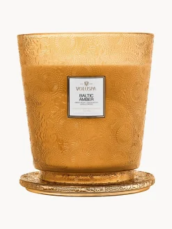Clearance Voluspa Bougie parfumée artisanale à cinq mèches Japonica Collection Résine ambre, bois de santal, cèdre & orchidée vanille