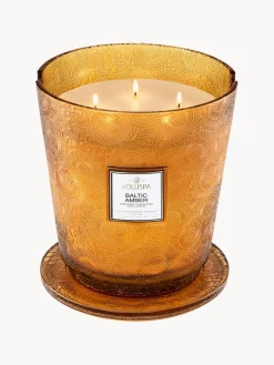 Clearance Voluspa Bougie parfumée artisanale à cinq mèches Japonica Collection Résine ambre, bois de santal, cèdre & orchidée vanille