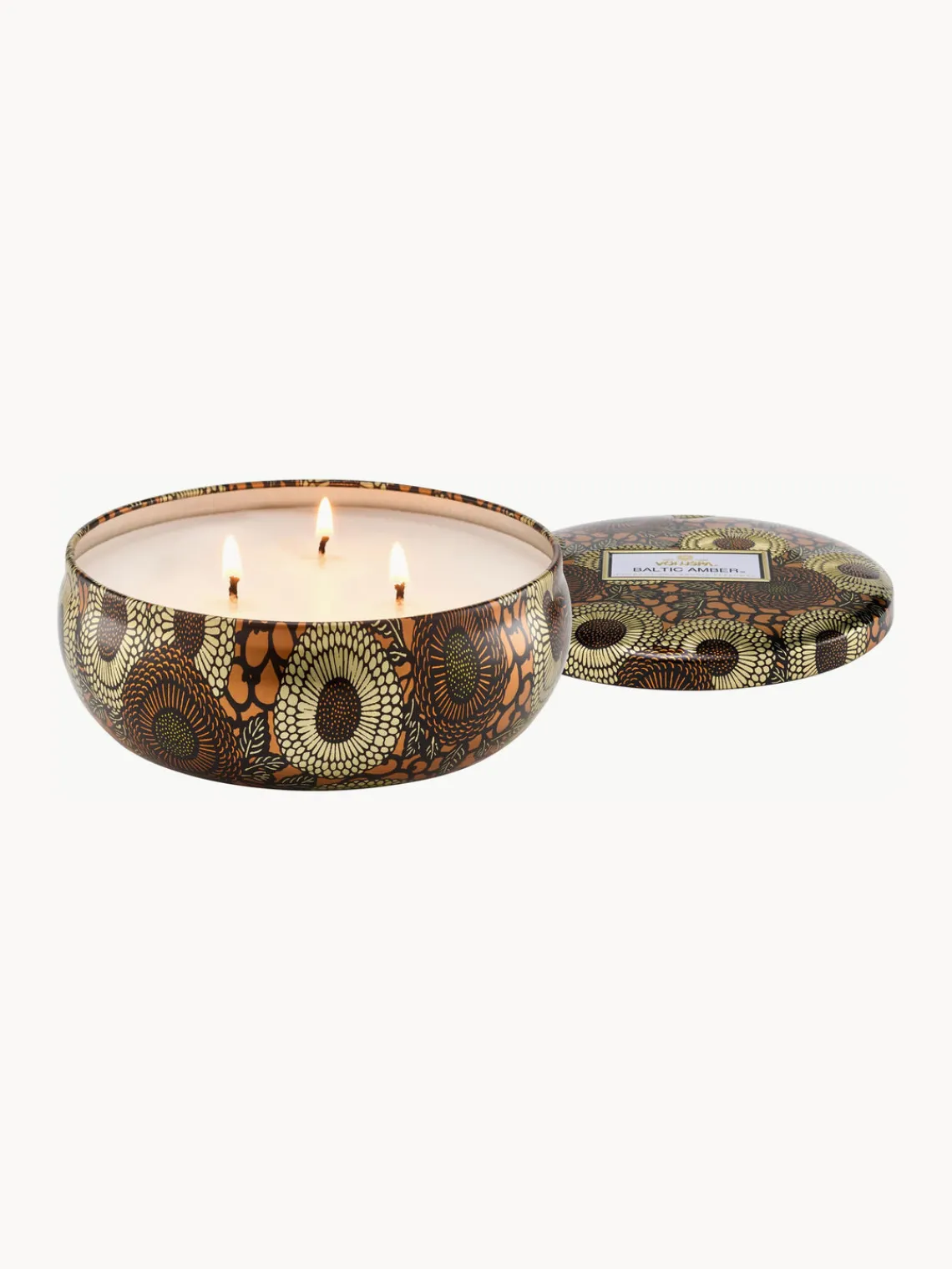 Online Voluspa Bougie parfumée artisanale à trois mèches Japonica Collection Résine ambre, bois de santal, cèdre & orchidée vanille