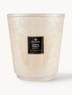 Outlet Voluspa Bougie parfumée artisanale à cinq mèches Japonica Collection (santal, vanille Bourbon & oud) Santal, vanille française Bourbon & Oud