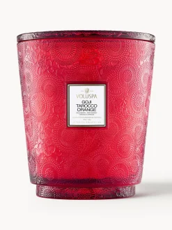 New Voluspa Bougie parfumée artisanale à cinq mèches Japonica Collection Baie de goji, mangue & orange tarocco