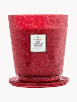 New Voluspa Bougie parfumée artisanale à cinq mèches Japonica Collection Baie de goji, mangue & orange tarocco