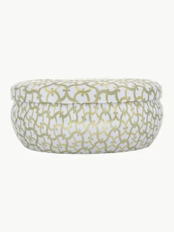 Best Voluspa Bougie parfumée artisanale à trois mèches Maison Blanc (eucalyptus, cardamome, sauge & écorce d'hinoki)