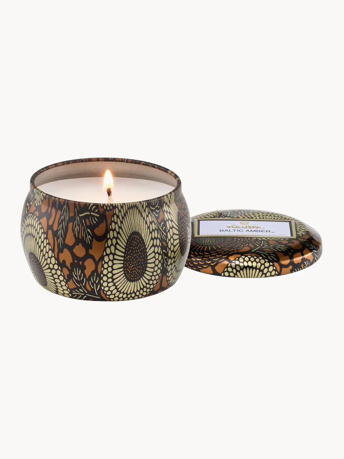New Voluspa Bougie parfumée artisanale Japonica Collection Résine ambre, bois de santal, cèdre & orchidée vanille