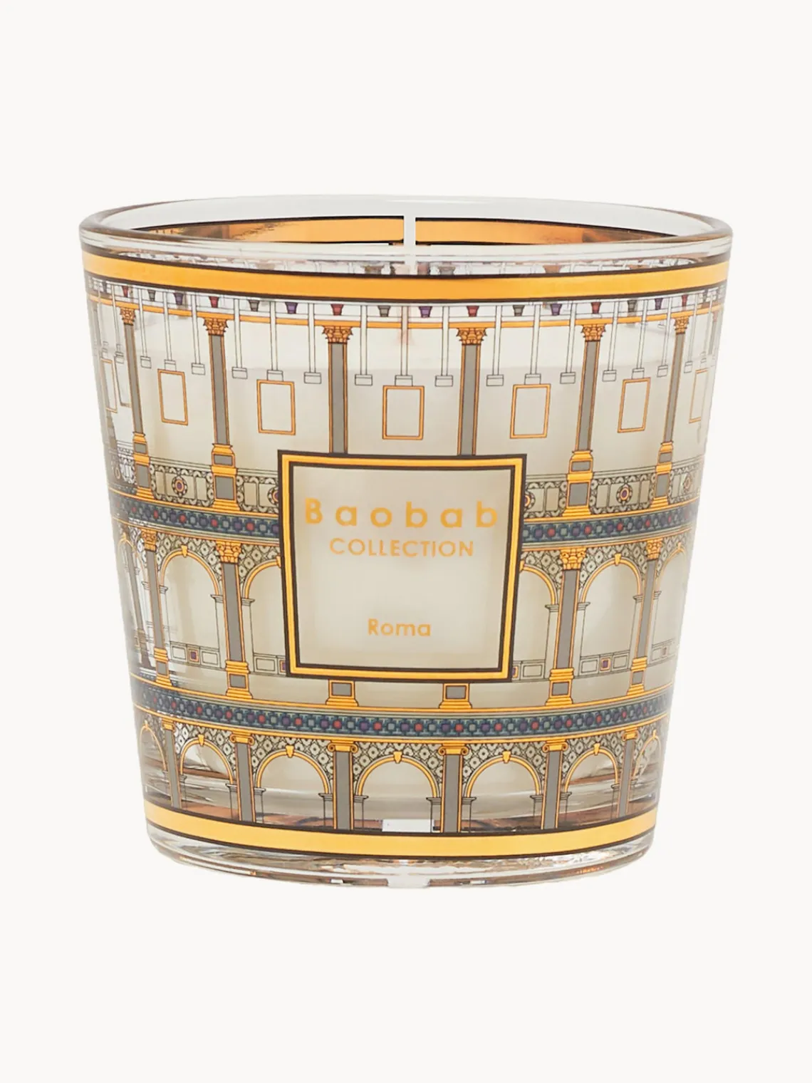 Online Baobab Bougie parfumée soufflée bouche My First Roma Patchouli, fève tonka & coriandre