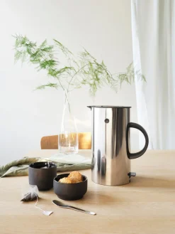 Hot stelton Bouilloire EM77, 1,5 L Argenté, haute brillance