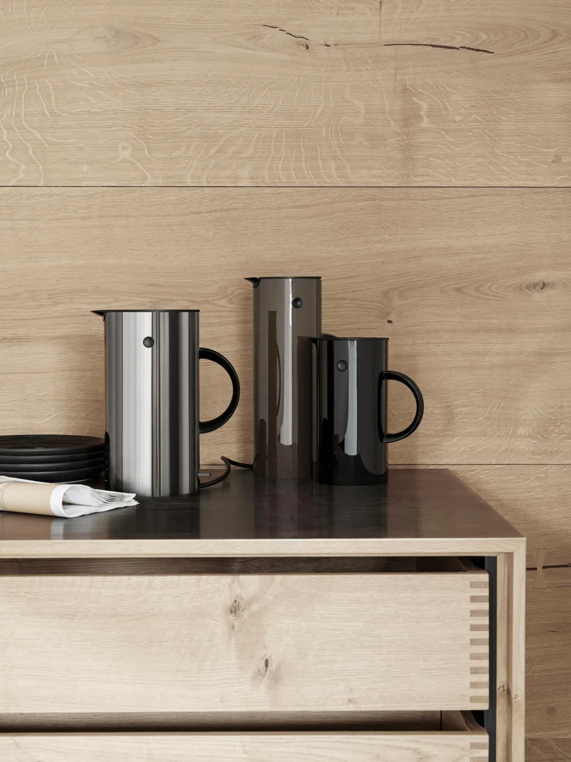 Hot stelton Bouilloire EM77, 1,5 L Argenté, haute brillance