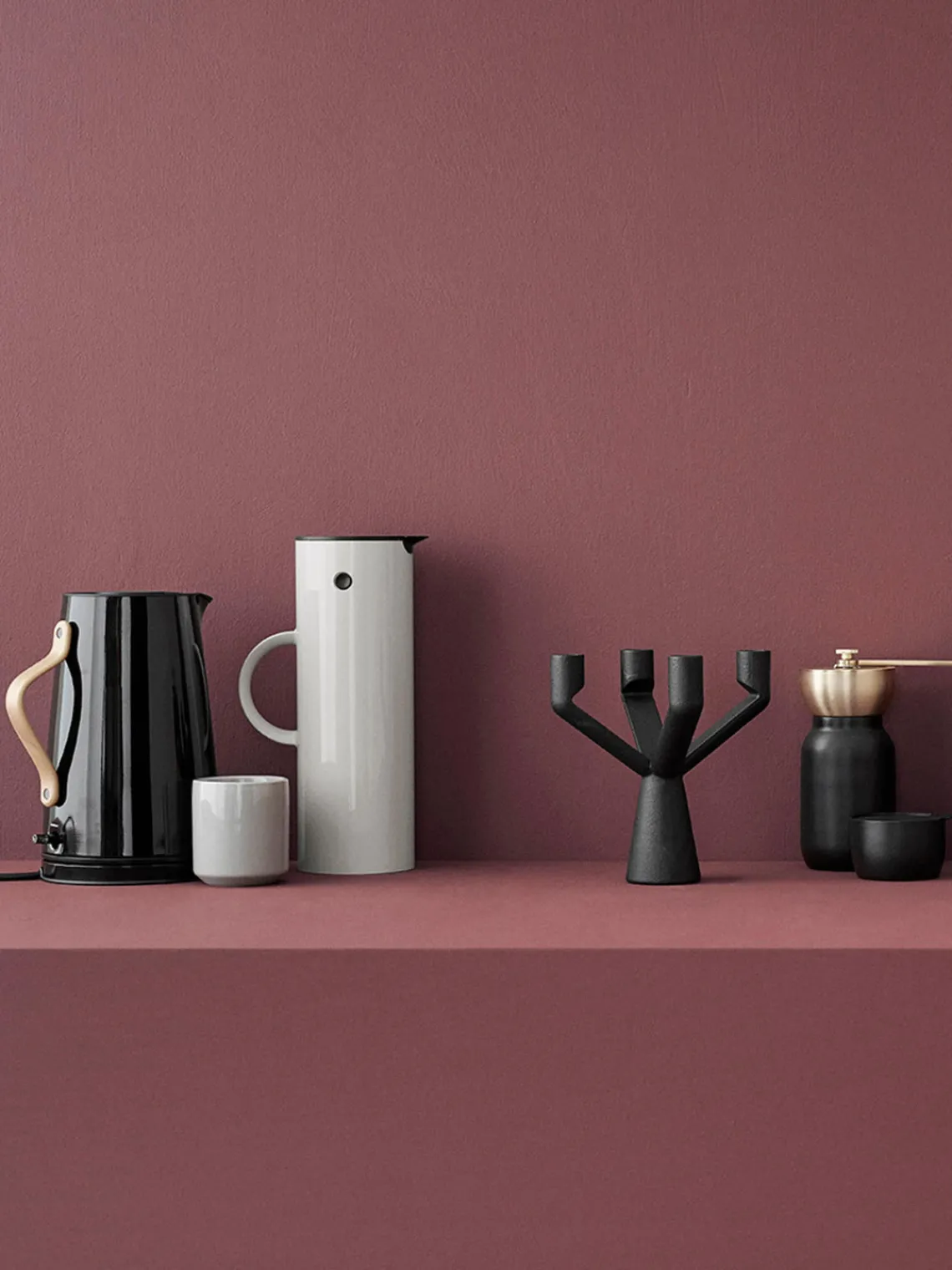 Fashion stelton Bouilloire Emma, 1,2 L Noir, haute brillance