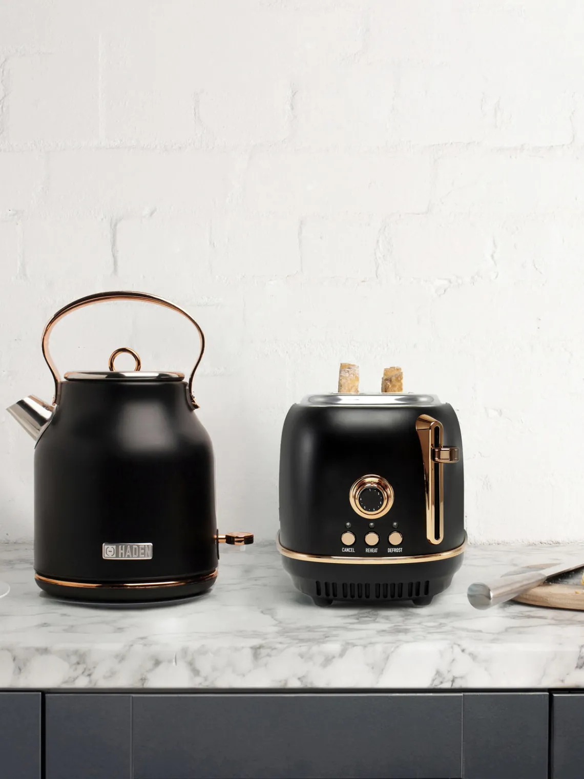Online Haden Bouilloire Heritage, 1,7 L Noir, doré