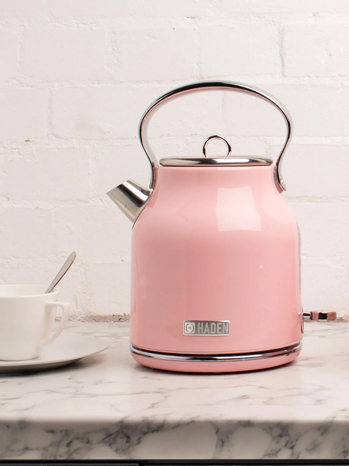 Outlet Haden Bouilloire Heritage, 1,7 L Rose, argenté