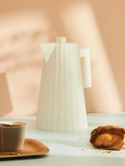 Hot ALESSI Bouilloire Plissé, 1,7 L Blanc cassé