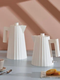 Hot ALESSI Bouilloire Plissé, 1,7 L Blanc cassé