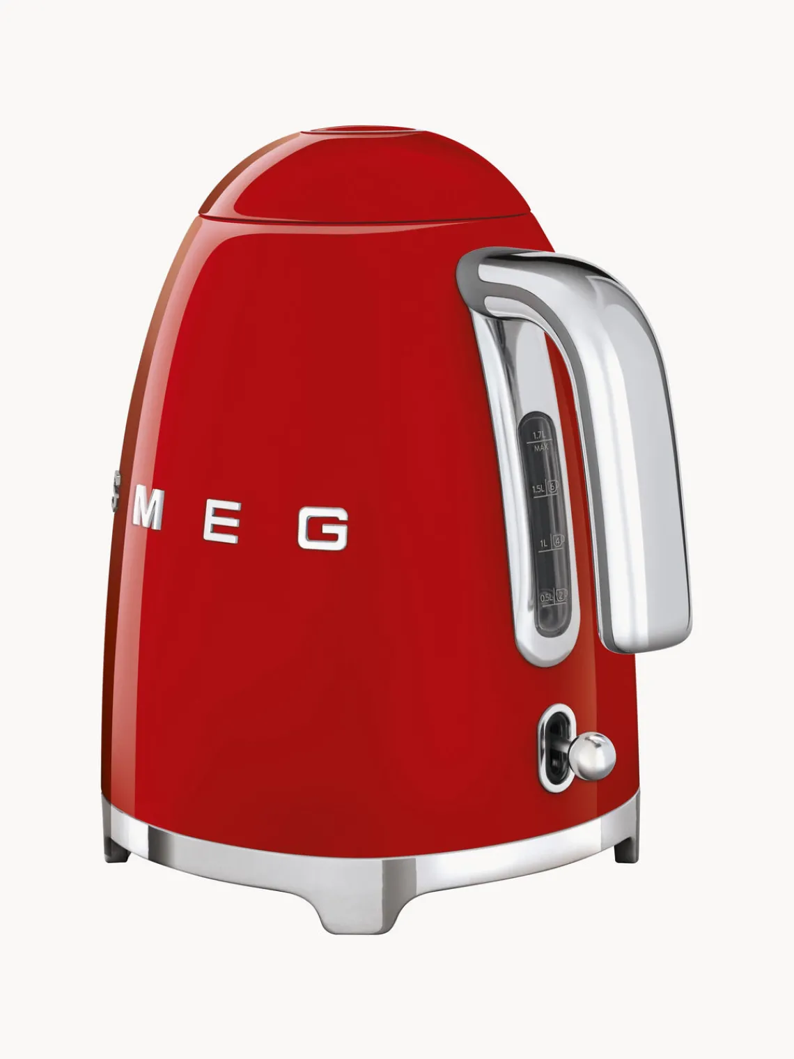 Best Smeg Bouilloire 50's Style, 1,7 L Rouge, haute brillance