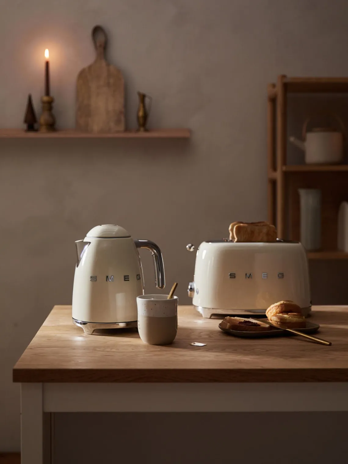 Online Smeg Bouilloire 50's Style, 1,7 L Blanc crème, haute brillance