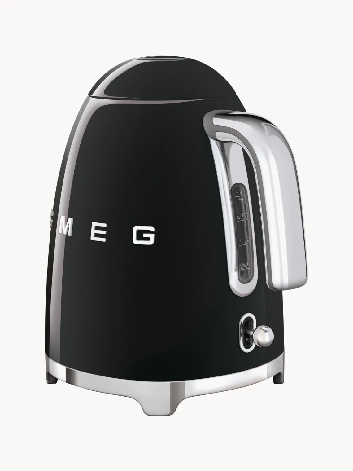 Discount Smeg Bouilloire 50's Style, 1,7 L Noir, haute brillance