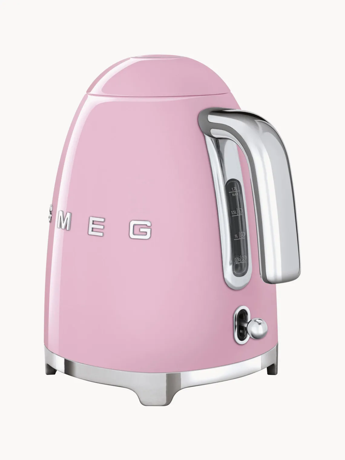 Discount Smeg Bouilloire 50's Style, 1,7 L Rose, haute brillance