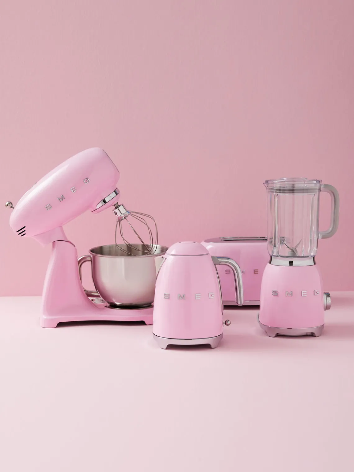 Discount Smeg Bouilloire 50's Style, 1,7 L Rose, haute brillance