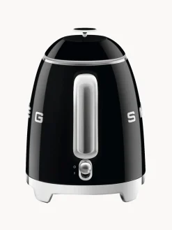 Outlet Smeg Bouilloire 50's Style, 800 mL Noir, haute brillance