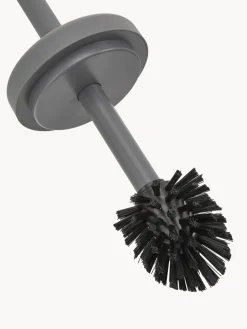Discount Zone Denmark Brosse pour WC avec récipient Omega Gris foncé