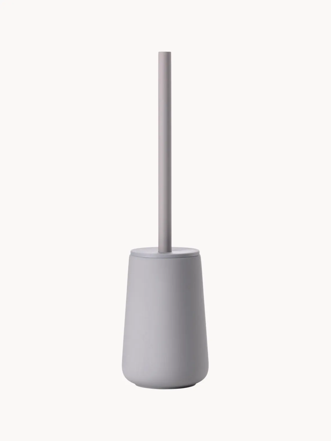 Best Zone Denmark Brosse pour WC avec récipient en porcelaine Brush Gris, mat