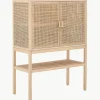 Sale Bloomingville Buffet haut en pin/rotin Sanna