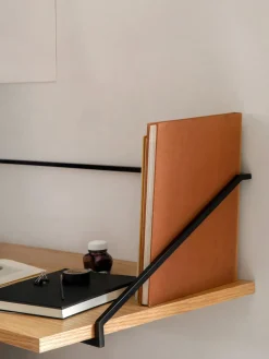 Sale Audo Copenhagen Bureau mural en bois et métal Majorka Bois clair