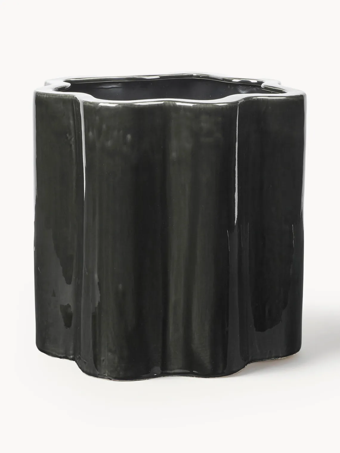 Clearance Broste Copenhagen Cache-pot artisanal Sonja, haut. 36 cm Anthracite