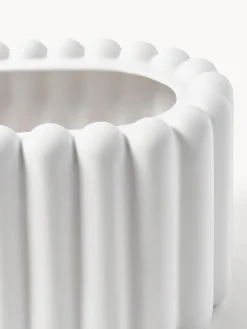 Fashion DBKD Cache-pot en céramique Mist, larg. 48 cm Blanc, mat