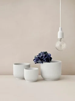 Discount Lyngby Porcelaen Cache-pot en porcelaine Lyngby, haut. 16 cm