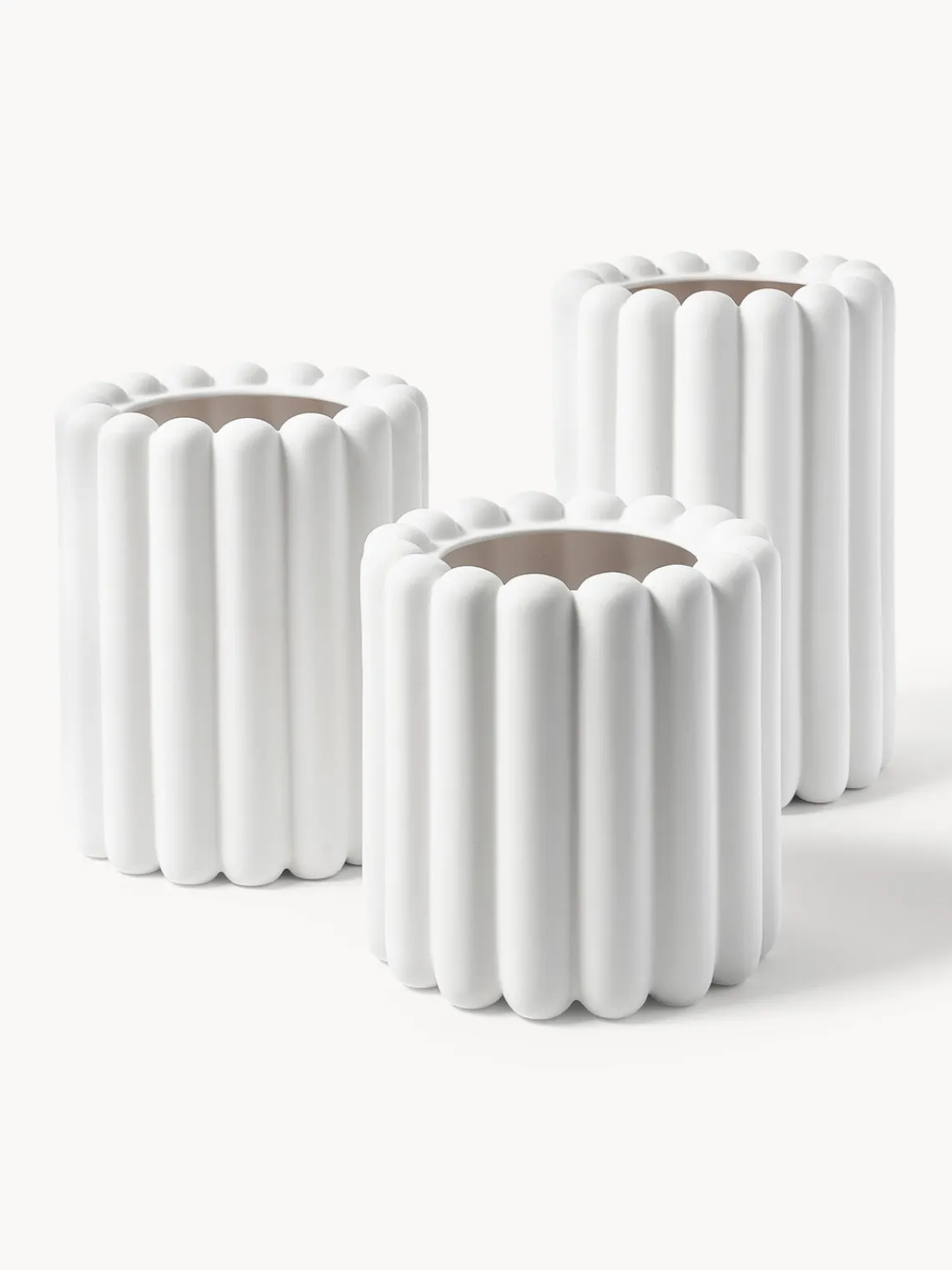 Discount DBKD Cache-pot Mist, larg. 27 cm Blanc, mat
