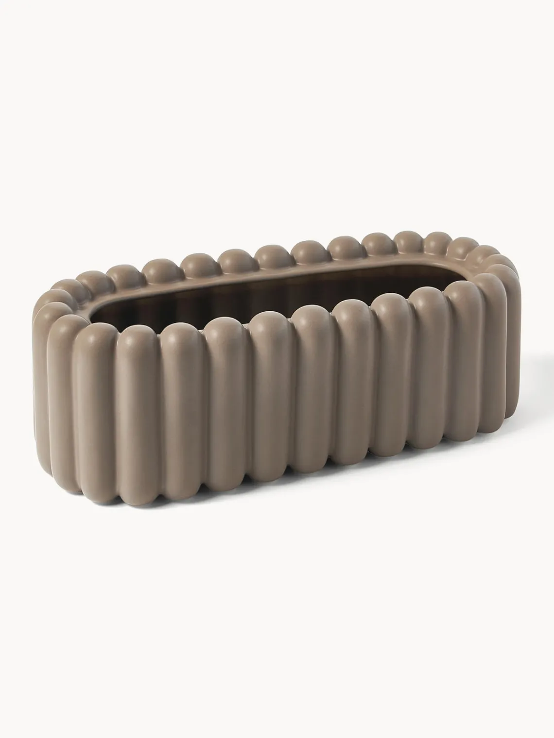 New DBKD Cache-pot Mist, larg. 35 cm Taupe, mat