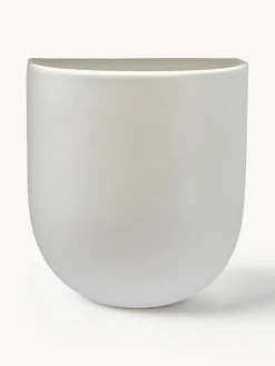 Sale DBKD Cache-pot mural Cut, larg. 15 cm Blanc cassé, mat