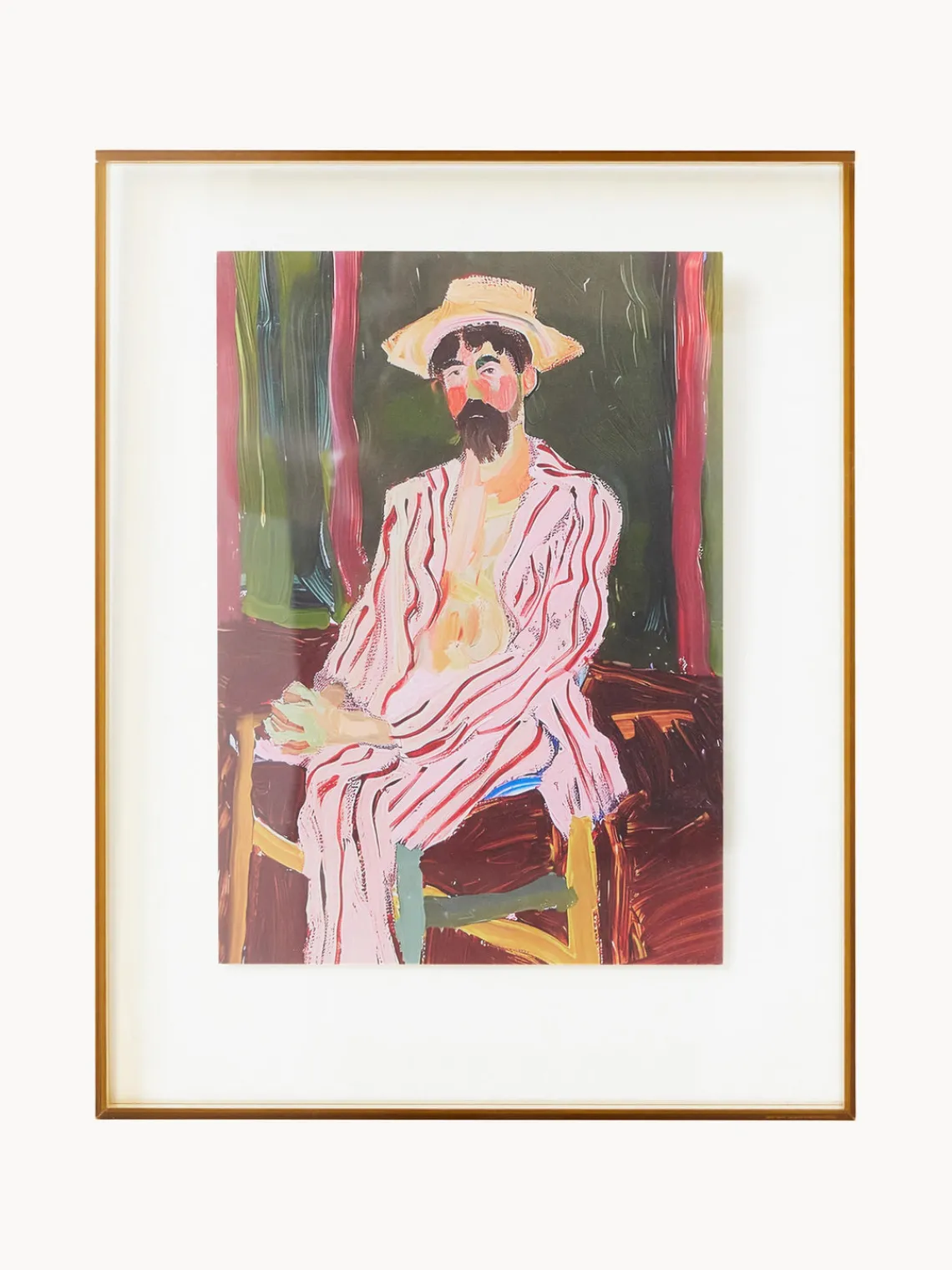 Clearance HKLIVING Cadre photo artisanal Olive Artist