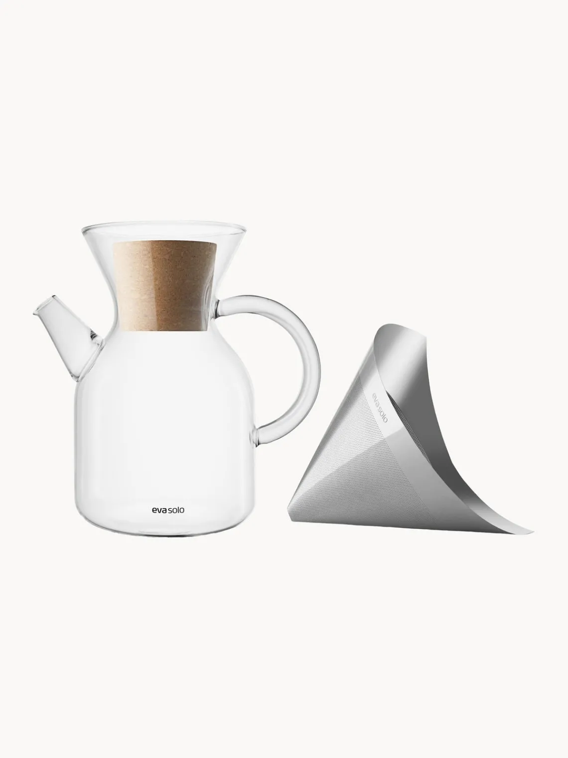 Discount Eva Solo Cafetière en verre borosilicate Cary, 2 élém.