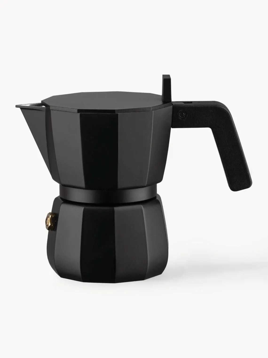 Best ALESSI Cafetière espresso Moka, tailles variées Noir