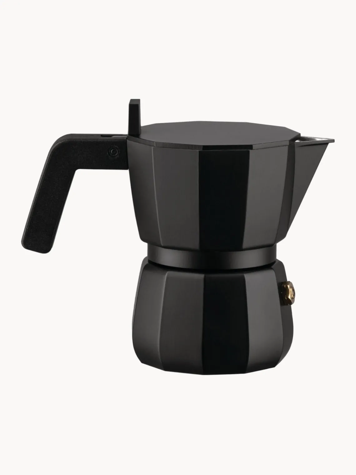 Best ALESSI Cafetière espresso Moka, tailles variées Noir