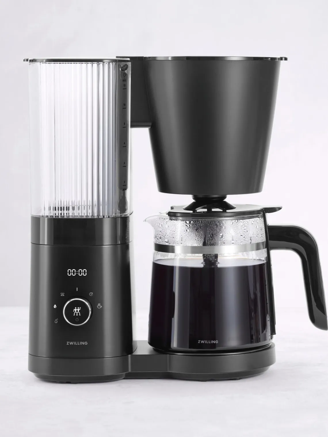Discount ZWILLING Cafetière filtre en plastique Enfinigy Noir, mat