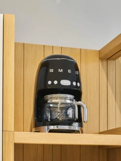New Smeg Cafetière filtre 50's Style Noir, haute brillance
