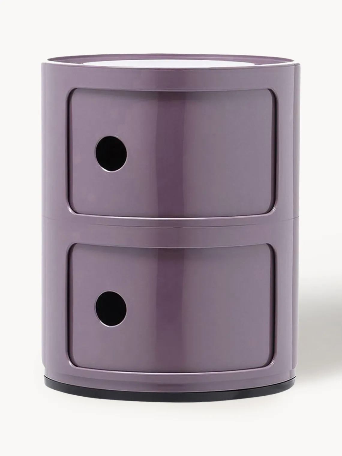Discount Kartell Caisson design 2 modules Componibili Lilas, haute brillance