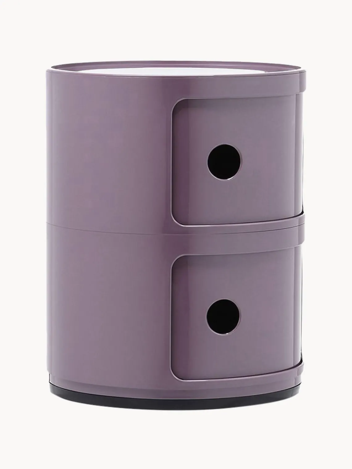 Discount Kartell Caisson design 2 modules Componibili Lilas, haute brillance