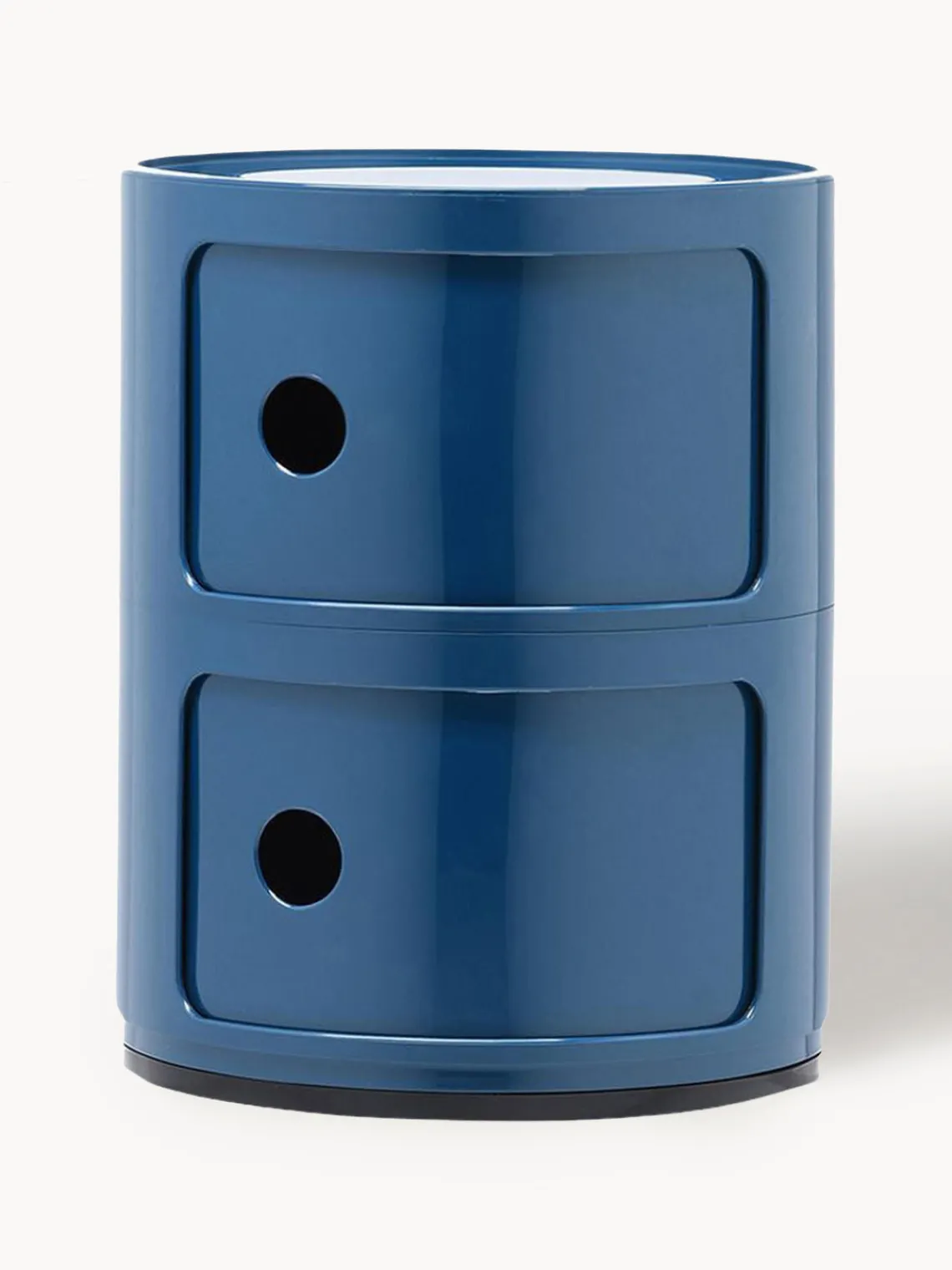 Sale Kartell Caisson design 2 modules Componibili Gris-bleu, haute brillance