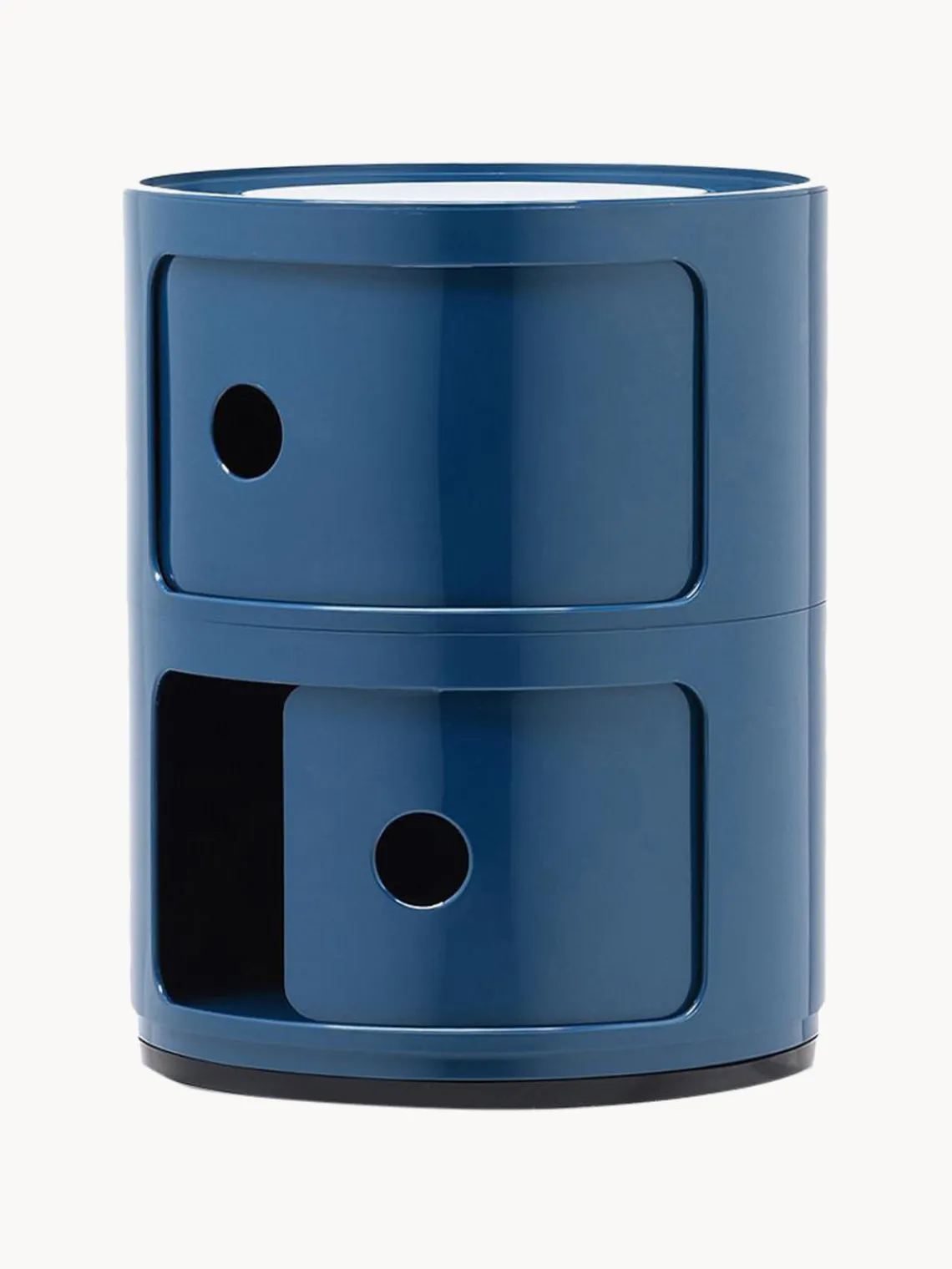 Sale Kartell Caisson design 2 modules Componibili Gris-bleu, haute brillance