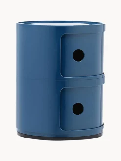Sale Kartell Caisson design 2 modules Componibili Gris-bleu, haute brillance