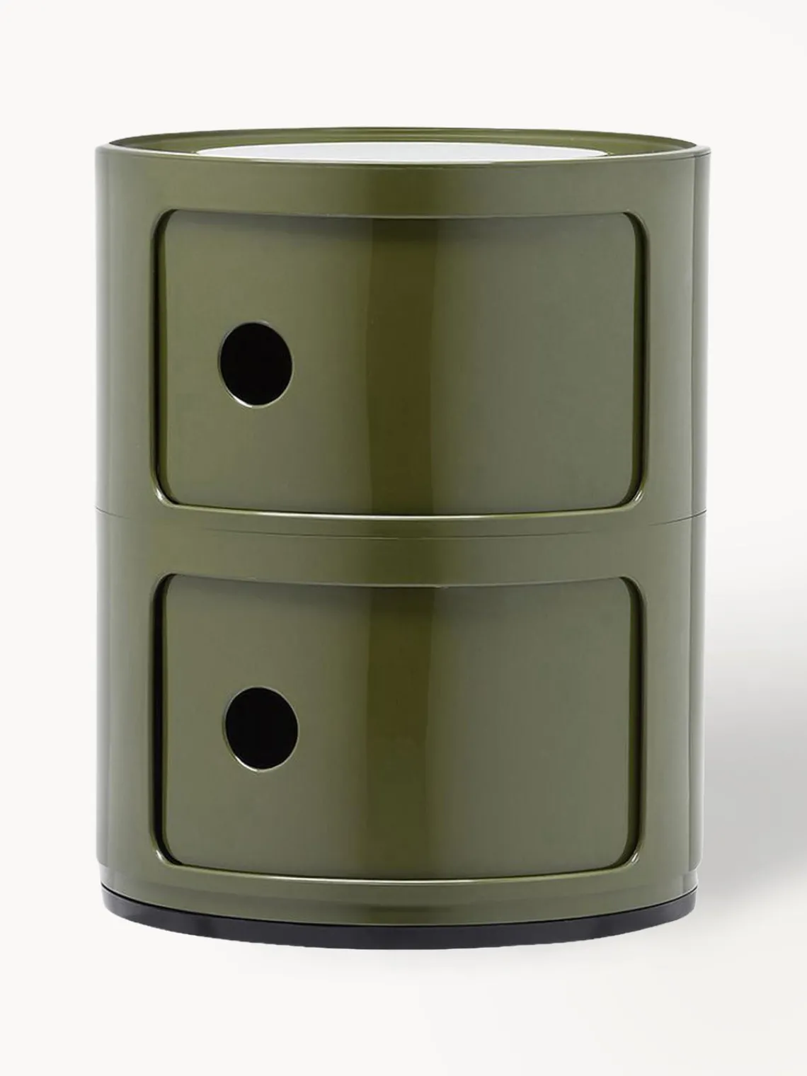 Online Kartell Caisson design 2 modules Componibili Vert olive, haute brillance