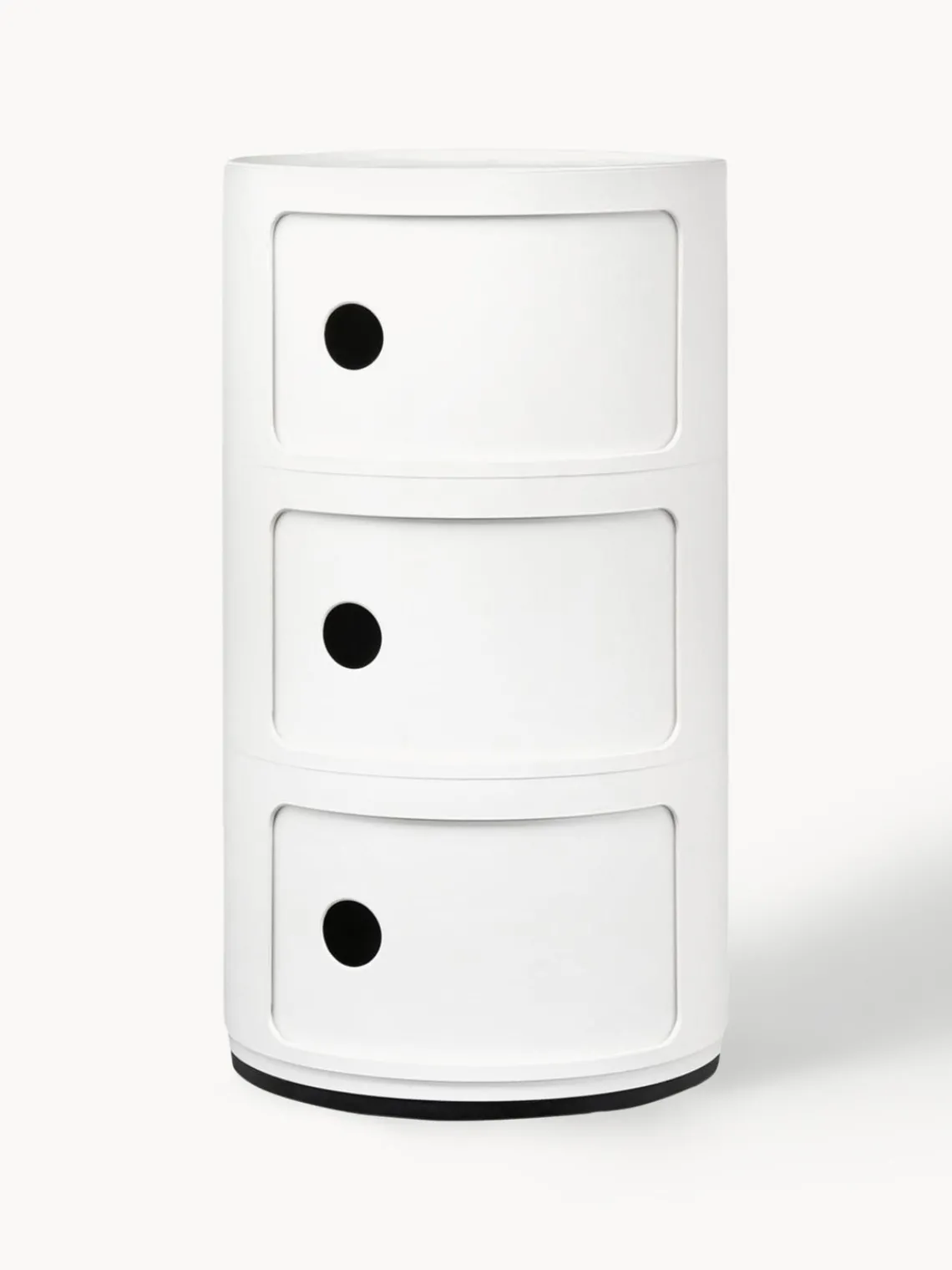 Clearance Kartell Caisson design 3 modules Componibili Blanc, haute brillance