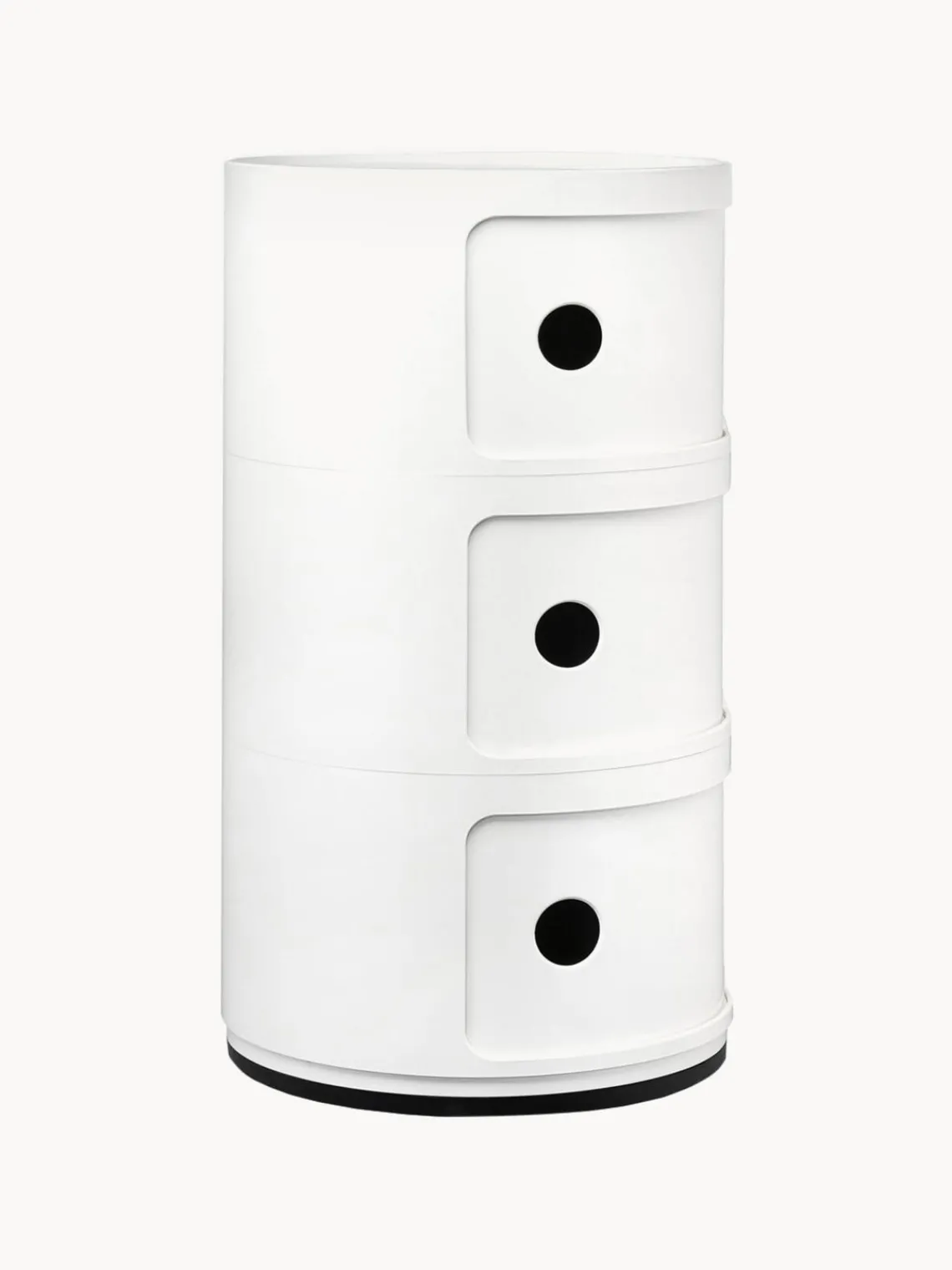 Clearance Kartell Caisson design 3 modules Componibili Blanc, haute brillance