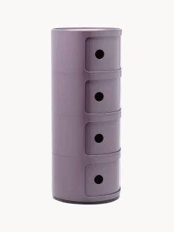 Outlet Kartell Caisson design 4 modules Componibili Lilas, haute brillance