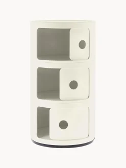 Clearance Kartell Caisson design 3 modules Componibili Beige, mat